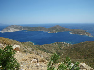 Panoramica della spiaggia di Mesachti